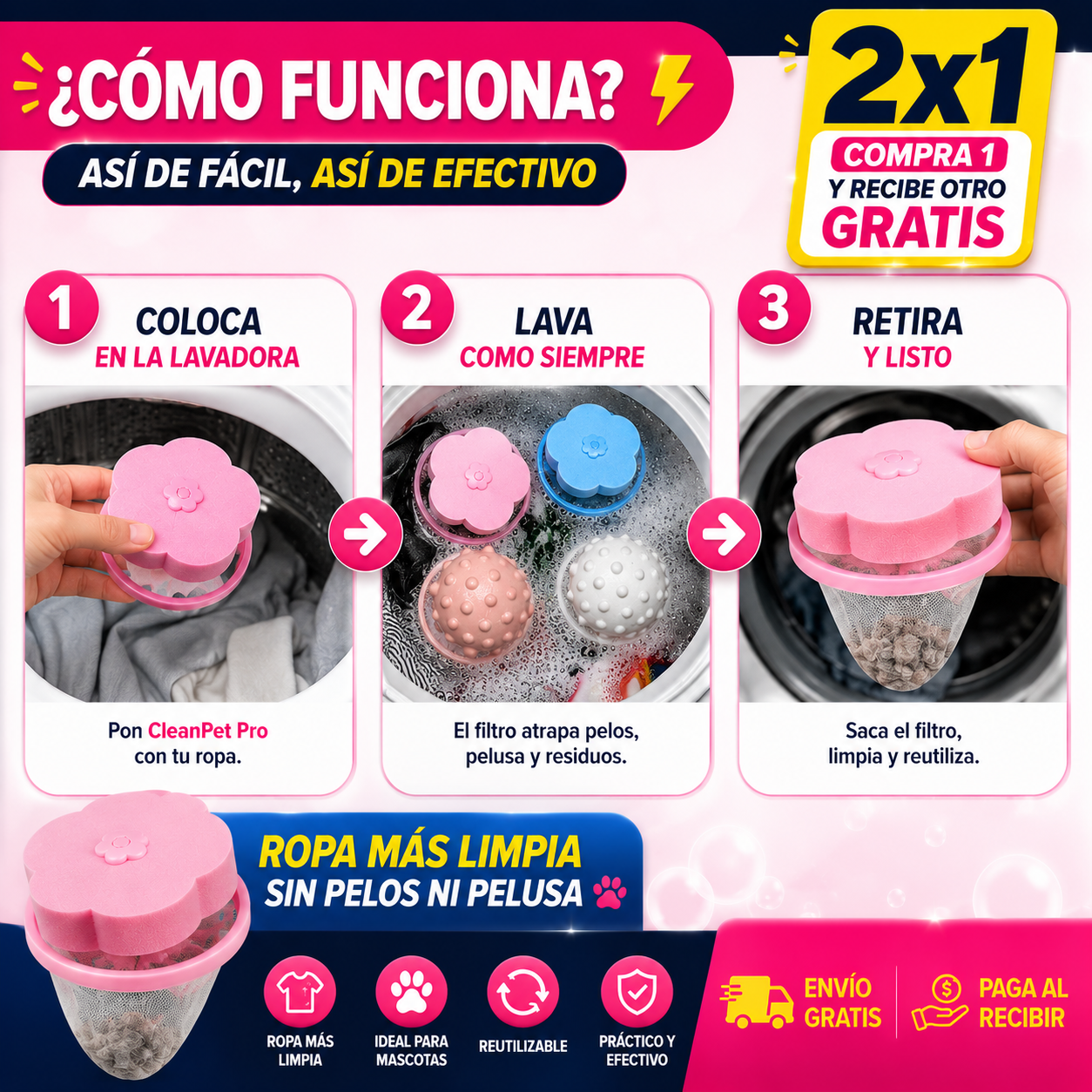 2x1 🧼CleanPet Pro