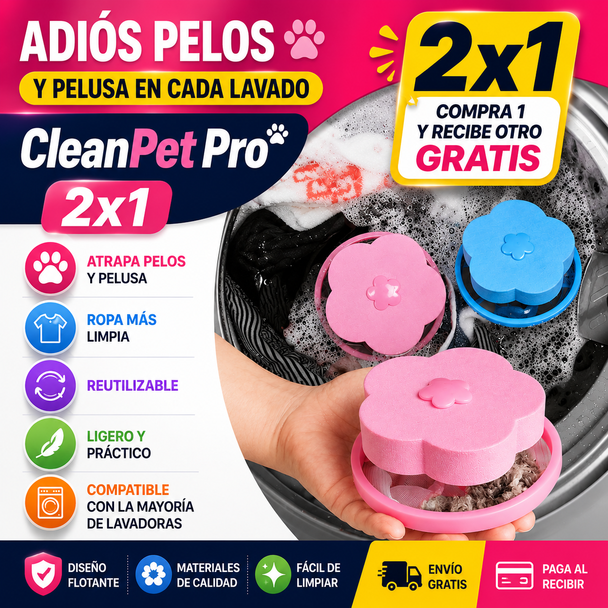 2x1 🧼CleanPet Pro